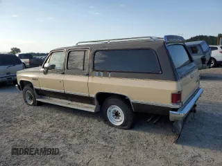 1987 GMC Suburban с VIN 1GKGV26K8HF511456, выставлен на аукционе Copart как лот 59530795 с пробегом 71 410 миль миль и Чистый • Clean title. История ставок и продаж доступна на DreamBid. Изображение 2.