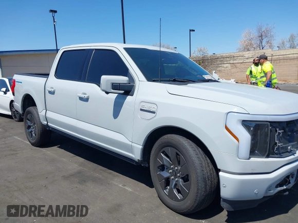 2023 Ford F-150 Lightning Pro with VIN 1FTVW1EV6PWG58783, listed as a IAAI auction lot 41965739 with Not Provided miles and . Bid and sale history available at DreamBid. Image 13.