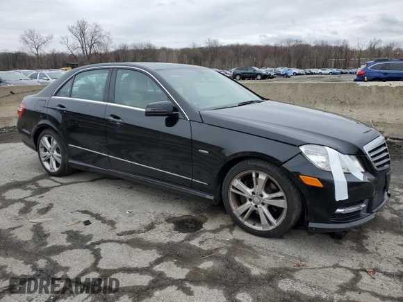 2012 Mercedes-Benz E 350 Luxury with VIN WDDHF8JB3CA624167, listed as a Copart auction lot 52802215 with 87,989 mi miles and Salvage title. Bid and sale history available at DreamBid. Image 4.
