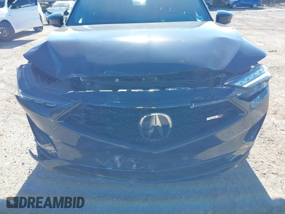 2024 Acura MDX Type S w/Advance Package with VIN 5J8YD8H8XRL002562, listed as a IAAI auction lot 40618849 with 15,080 mi miles. Bid and sale history available at carsss.com. Image 6.