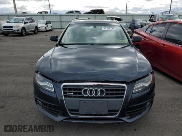 2012 Audi A4 2.0T Premium Plus with VIN WAUWFAFL1CA021726, listed as a Copart auction lot 44306125 with 0 mi miles and Salvage Title. Bid and sale history available at carsss.com. Image 5.