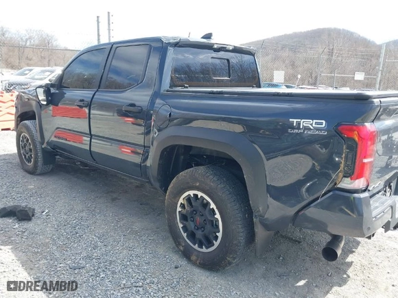 2024 Toyota Tacoma 4WD SR5 with VIN 3TYLB5JN9RT007963, listed as a IAAI auction lot 41716425 with 11,313 mi miles. Bid and sale history available at carsss.com. Image 3.