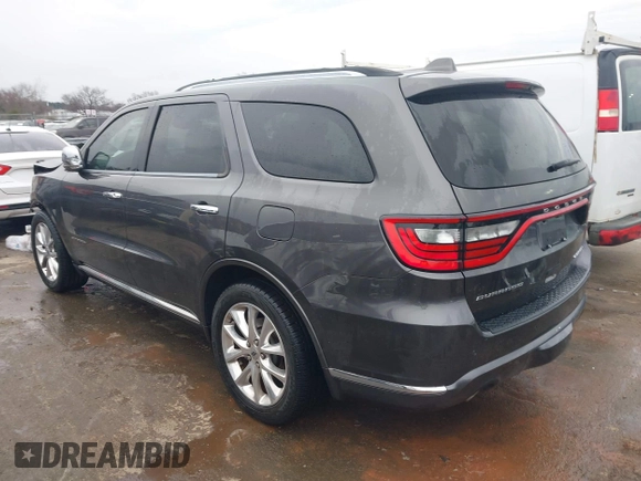 2019 Dodge Durango Citadel with VIN 1C4RDHEG2KC582281, listed as a IAAI auction lot 41614101 with 74,478 mi miles and . Bid and sale history available at DreamBid. Image 3.