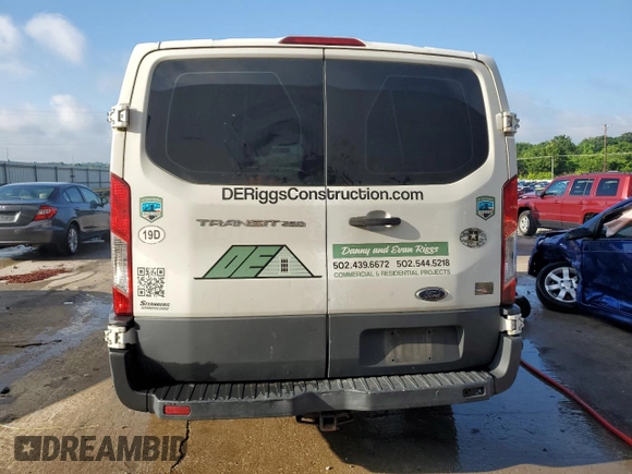 2015 Ford Transit Cargo with VIN 1FTNR1ZM5FKB03368, listed as a Copart auction lot 57690844 with 259,267 mi miles and Non Repairable. Bid and sale history available at DreamBid. Image 6.