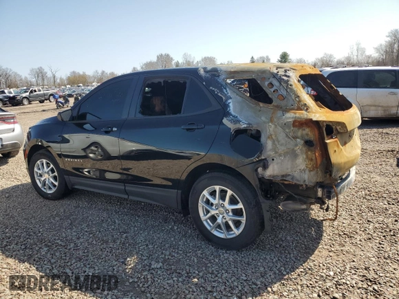 2024 Chevrolet Equinox LS with VIN 3GNAXHEG3RL213987, listed as a Copart auction lot 52985665 with Not Provided miles and Salvage Title. Bid and sale history available at DreamBid. Image 2.