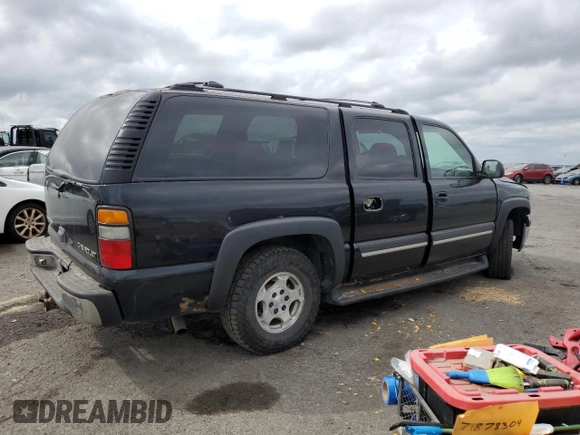 2004 Chevrolet Suburban LS with VIN 1GNFK16Z54J291599, listed as a Copart auction lot 71595444 with 202,630 mi miles and Salvage Title. Bid and sale history available at carsss.com. Image 3.