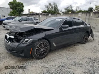 2023 BMW 5 Series 530i with VIN WBA53BH06PWX96514, listed as a Copart auction lot 52355045 with 60,993 mi miles and Non repairable. Bid and sale history available at DreamBid. Image 1.