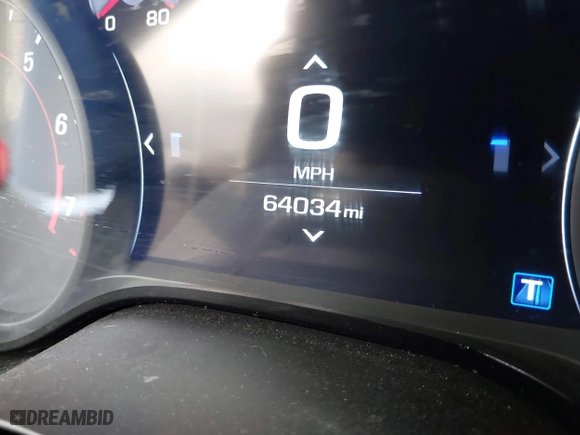 2019 Chevrolet Camaro 1SS with VIN 1G1FF1R74K0135606, listed as a IAAI auction lot 41175313 with 64,034 mi miles. Bid and sale history available at carsss.com. Image 16.