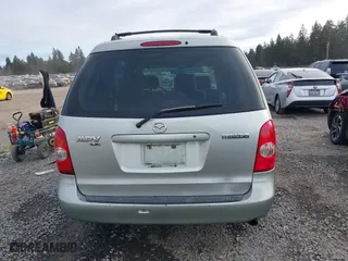 2003 Mazda MPV LX with VIN JM3LW28A730338415, listed as a IAAI auction lot 41741593 with 206,877 mi miles. Bid and sale history available at carsss.com. Image 16.