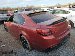 2016 Chevrolet SS with VIN 6G3F15RWXGL222245, listed as a Copart auction lot 81468884 with 0 mi miles and Salvage Title. Bid and sale history available at carsss.com. Image 2.