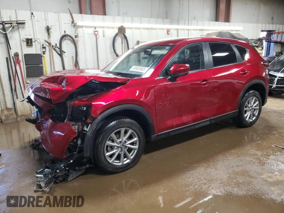 2023 Mazda CX-5 S Carbon Edition with VIN JM3KFBCM6P0140282, listed as a Copart auction lot 49908965 with 30,751 mi miles and Salvage Title. Bid and sale history available at carsss.com. Image 1.