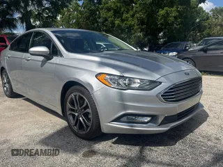 2017 Ford Fusion SE with VIN 3FA6P0HDXHR332901, listed as a Copart auction lot 62297555 with 160,529 mi miles and Clean title. Bid and sale history available at DreamBid. Image 1.