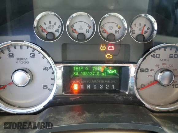 2010 Ford Super Duty F-250 SRW XL with VIN 1FTSW2BR7AEA09135, listed as a Copart auction lot 81893614 with 185,137 mi miles and Salvage Title. Bid and sale history available at carsss.com. Image 9.