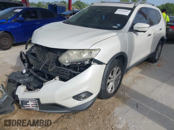 2015 Nissan Rogue SL with VIN 5N1AT2MV5FC878040, listed as a IAAI auction lot 41968061 with 124,352 mi miles and . Bid and sale history available at carsss.com. Image 18.