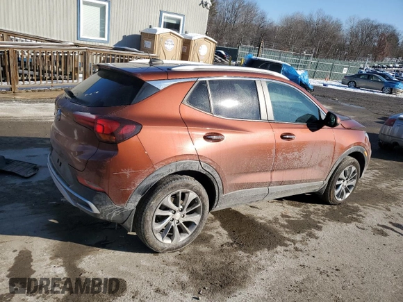 2021 Buick Encore GX Select with VIN KL4MMESLXMB093236, listed as a Copart auction lot 86498674 with 61,418 mi miles and Salvage title. Bid and sale history available at DreamBid. Image 3.