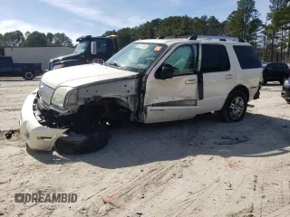 2008 Mercury Mountaineer Premier with VIN 4M2EU48E88UJ01433, listed as a Copart auction lot 48371085 with 0 mi miles and Salvage Title. Bid and sale history available at carsss.com. Image 1.