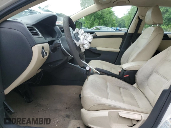 2011 Volkswagen Jetta SE with VIN 3VWDX7AJ3BM320522, listed as a Copart auction lot 60617095 with 164,863 mi miles and Salvage title. Bid and sale history available at DreamBid. Image 7.