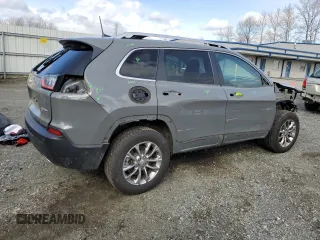 2021 Jeep Cherokee 80th Anniversary with VIN 1C4PJMMX9MD233738, listed as a Copart auction lot 49643365 with 10,096 mi miles and Salvage Title. Bid and sale history available at carsss.com. Image 3.