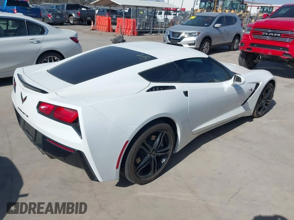 2016 Chevrolet Corvette 1LT with VIN 1G1YB2D75G5102741, listed as a IAAI auction lot 41729768 with 24,504 mi miles. Bid and sale history available at carsss.com. Image 4.