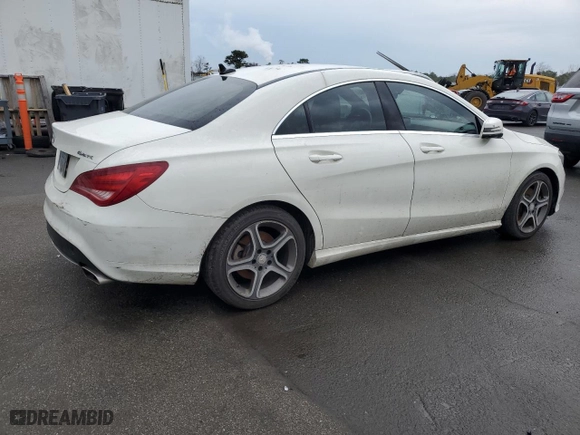 2014 Mercedes-Benz CLA-Class CLA 250 with VIN WDDSJ4GB4EN121893, listed as a Copart auction lot 52675885 with 59,667 mi miles and Salvage Title. Bid and sale history available at carsss.com. Image 3.