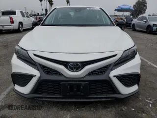 2021 Toyota Camry SE Nightshade with VIN 4T1G11AK6MU611646, listed as a Copart auction lot 50590225 with 55,704 mi miles and Salvage Title. Bid and sale history available at DreamBid. Image 5.