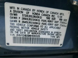 2006 Acura MDX with VIN 2HNYD18296H510025, listed as a Copart auction lot 89017045 with 160,258 mi miles and Clean Title. Bid and sale history available at carsss.com. Image 13.