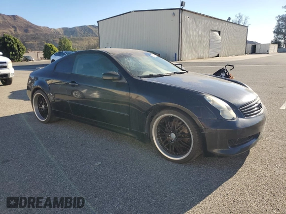 2006 Infiniti G35 Coupe with VIN JNKCV54E06M713210, listed as a Copart auction lot 80794504 with 106,017 mi miles and Salvage Title. Bid and sale history available at carsss.com. Image 4.