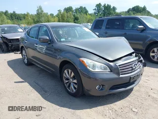 2012 Infiniti M with VIN JN1BY1AR3CM390550, listed as a IAAI auction lot 42797466 with 177,338 mi miles and . Bid and sale history available at DreamBid. Image 1.