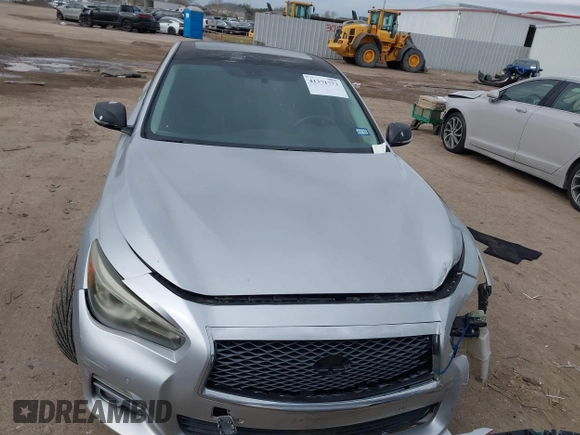 2014 Infiniti Q50 with VIN JN1BV7AP0EM681679, listed as a IAAI auction lot 41371773 with 141,940 mi miles. Bid and sale history available at carsss.com. Image 12.