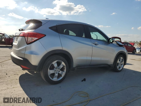 2016 Honda HR-V EX with VIN 3CZRU5H5XGM709903, listed as a Copart auction lot 56096995 with 44,610 mi miles and Salvage Title. Bid and sale history available at DreamBid. Image 3.
