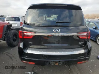 2021 Infiniti QX80 LUXE with VIN JN8AZ2AE6M9273398, listed as a Copart auction lot 78918823 with 40,231 mi miles. Bid and sale history available at carsss.com. Image 6.