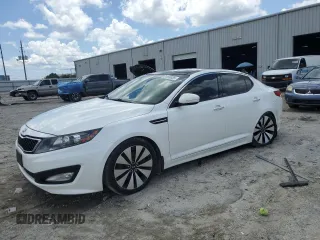 2013 Kia Optima SX with VIN KNAGR4A62D5313992, listed as a Copart auction lot 61099585 with 185,395 mi miles and Clean title. Bid and sale history available at DreamBid. Image 1.