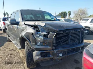 2017 Ford F-150 XL with VIN 1FTEW1EG3HKC33404, listed as a IAAI auction lot 41215087 with 124,899 mi miles. Bid and sale history available at carsss.com. Image 1.