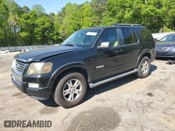 2008 Ford Explorer XLT with VIN 1FMEU63E08UA06644, listed as a Copart auction lot 53124745 with 184,468 mi miles and Clean Title. Bid and sale history available at carsss.com. Image 1.