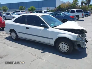 1996 Honda Civic DX z VIN 1HGEJ6222TL048575, wystawiony jako IAAI lot #42408718 z przebiegiem 235 209 mil mil oraz . Historia ofert i sprzedaży dostępna na DreamBid. Obrazek 1.