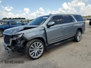 2023 Cadillac Escalade ESV RWD Luxury with VIN 1GYS3JKL4PR457410, listed as a Copart auction lot 61801435 with Not provided miles and Clean title. Bid and sale history available at DreamBid. Image 1.