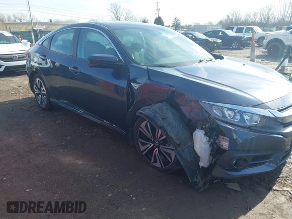 2017 Honda Civic Sedan EX-L with VIN 19XFC1F79HE020486, listed as a IAAI auction lot 41694311 with 77,391 mi miles. Bid and sale history available at carsss.com. Image 6.