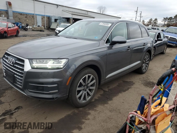 2019 Audi Q7 Premium Plus with VIN WA1LAAF7XKD013901, listed as a Copart auction lot 47856365 with 87,419 mi miles and Salvage Title. Bid and sale history available at carsss.com. Image 1.