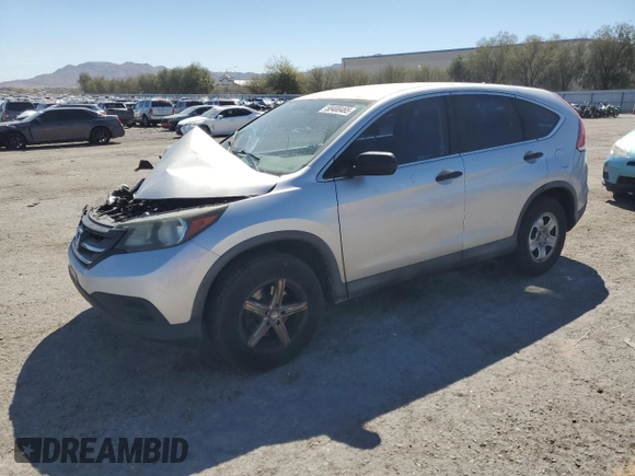 2014 Honda CR-V LX with VIN 2HKRM3H3XEH510104, listed as a Copart auction lot 50400465 with 105,095 mi miles and Salvage Title. Bid and sale history available at carsss.com. Image 1.