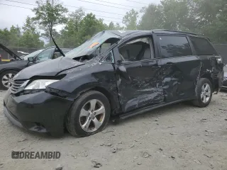 2012 Toyota Sienna LE AAS with VIN 5TDKK3DC7CS257912, listed as a Copart auction lot 58264265 with Not provided miles and Salvage title. Bid and sale history available at DreamBid. Image 1.
