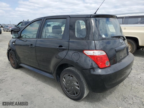 2006 Scion xA with VIN JTKKT624360135784, listed as a Copart auction lot 53582155 with 124,649 mi miles and Clean Title. Bid and sale history available at carsss.com. Image 2.