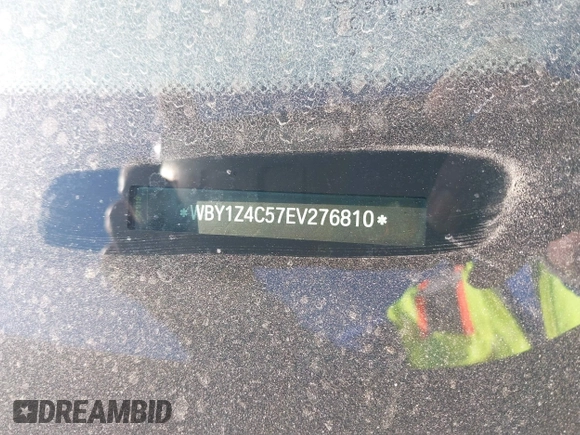 2014 BMW i3 with VIN WBY1Z4C57EV276810, listed as a IAAI auction lot 41370310 with Not provided miles and . Bid and sale history available at DreamBid. Image 9.