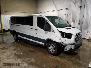 2015 Ford Transit Wagon XL with VIN 1FBZX2YM6FKA50943, listed as a Copart auction lot 72040064 with 199,102 mi miles and Salvage Title. Bid and sale history available at carsss.com. Image 4.