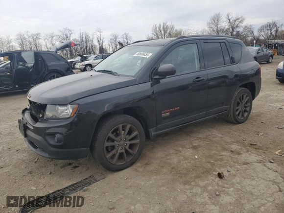 2016 Jeep Compass 75th Anniversary with VIN 1C4NJCBB2GD700382, listed as a Copart auction lot 50888455 with 146,398 mi miles and Salvage Title. Bid and sale history available at DreamBid. Image 1.