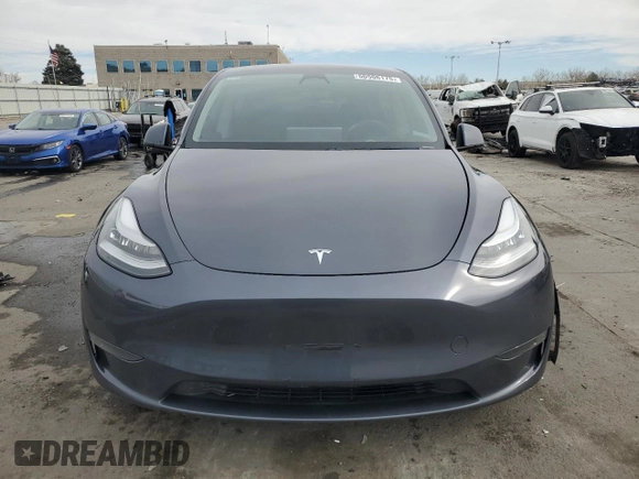 2021 Tesla Model Y Long Range with VIN 5YJYGDEE4MF076774, listed as a Copart auction lot 50566175 with 93,137 mi miles and Salvage Title. Bid and sale history available at carsss.com. Image 5.