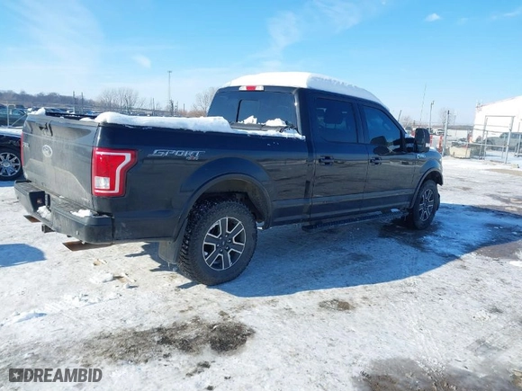 2015 Ford F-150 XLT w/HD Payload Pkg with VIN 1FTFW1EF6FFC08787, listed as a IAAI auction lot 41290445 with 136,293 mi miles. Bid and sale history available at carsss.com. Image 4.