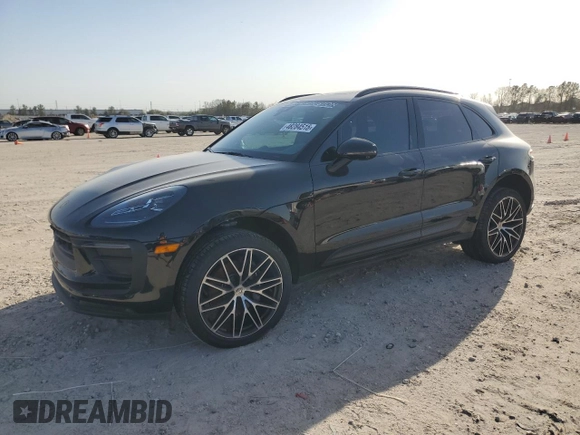 2025 Porsche Macan with VIN WP1AA2A55SLB00084, listed as a Copart auction lot 48284515 with 2,997 mi miles and Salvage title. Bid and sale history available at DreamBid. Image 1.