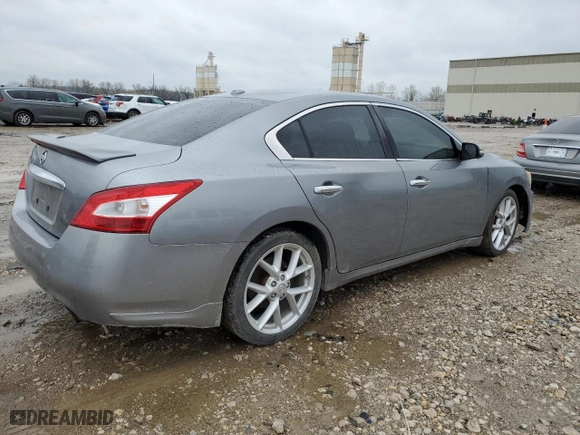2009 Nissan Maxima 3.5 SV with VIN 1N4AA51EX9C814036, listed as a Copart auction lot 51849565 with 209,715 mi miles and Salvage Title. Bid and sale history available at carsss.com. Image 3.