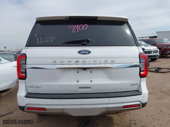 2023 Ford Expedition Max Limited with VIN 1FMJK2A80PEA55829, listed as a IAAI auction lot 41813484 with 50,772 mi miles. Bid and sale history available at carsss.com. Image 17.