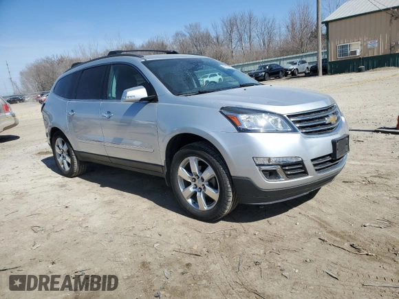 2016 Chevrolet Traverse LTZ with VIN 1GNKVJKD2GJ238668, listed as a Copart auction lot 48658965 with 106,924 mi miles and Salvage Title. Bid and sale history available at DreamBid. Image 4.